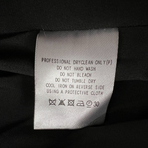 Fame and‎ Partners Black Lace Trim Dress Size 8 Altared* - Picture 10 of 12